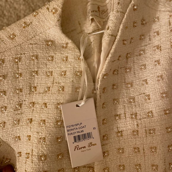 NWT Flora Bea Bonita Coat Purley Palms - Picture 5 of 6